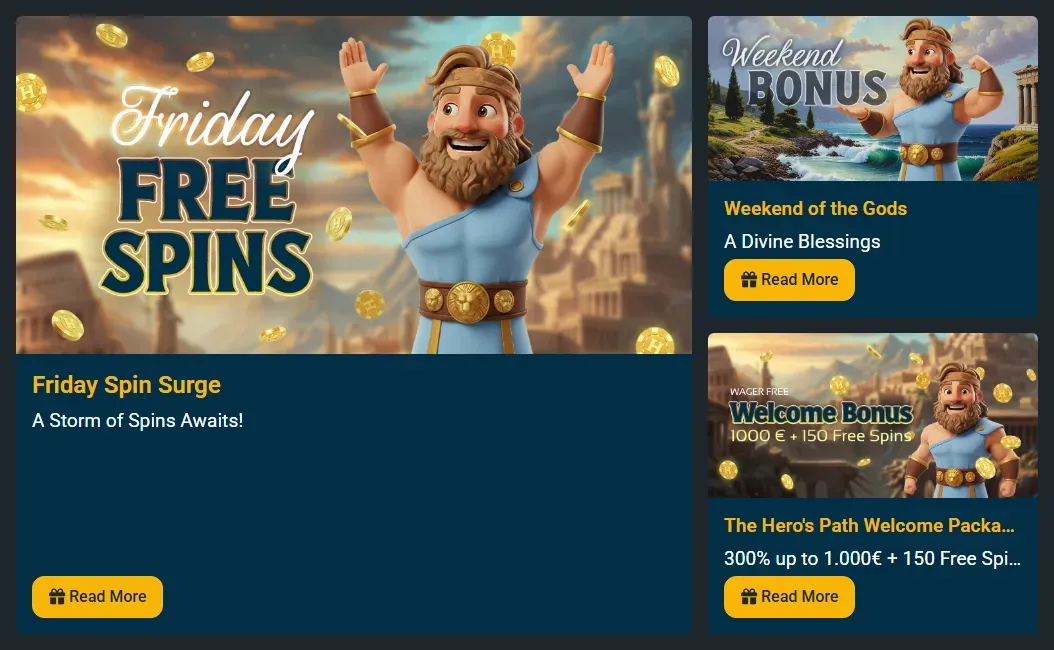 Hercules Casino Bonus