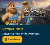 Olympus points power earned with every bet